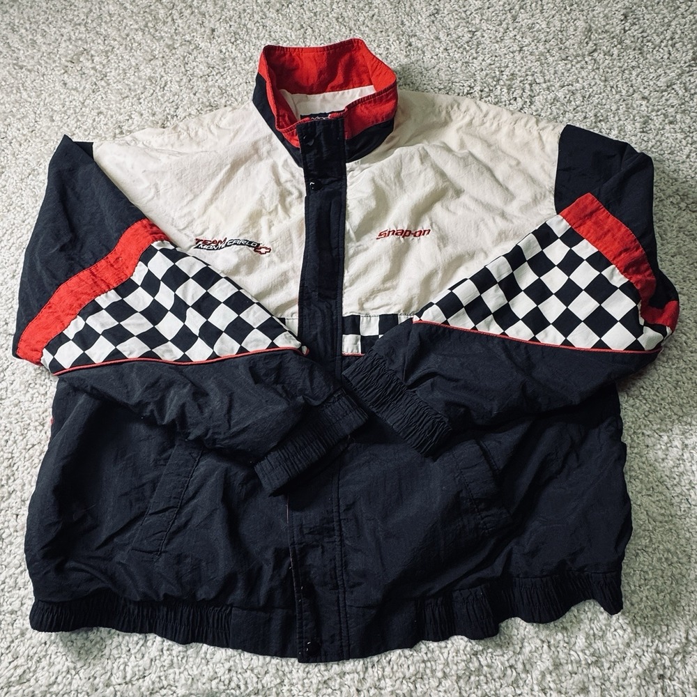 Vintage Snap-On Team Monte Carlo Racing‎ Jacket XXL Swingster USA NASCAR Coat